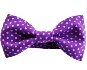 Purple polka dot tie and boundaries